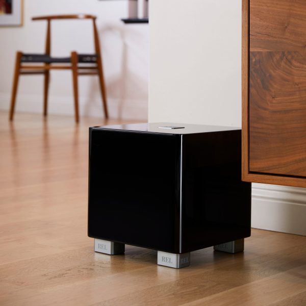 REL T5X Subwoofer High Gloss Black White Home Theater-4