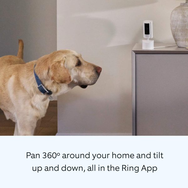 Ring Pan Tilt Indoor Security Cam 360 Coverage Live View-2