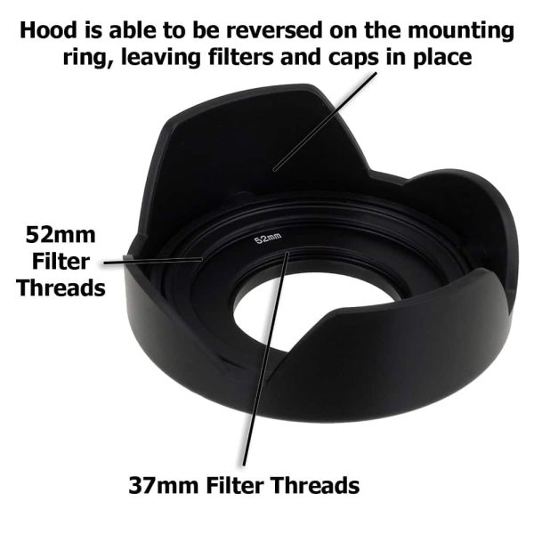 Fotodiox Reversible Lens Hood Prevents Flare Reduces Glare-1