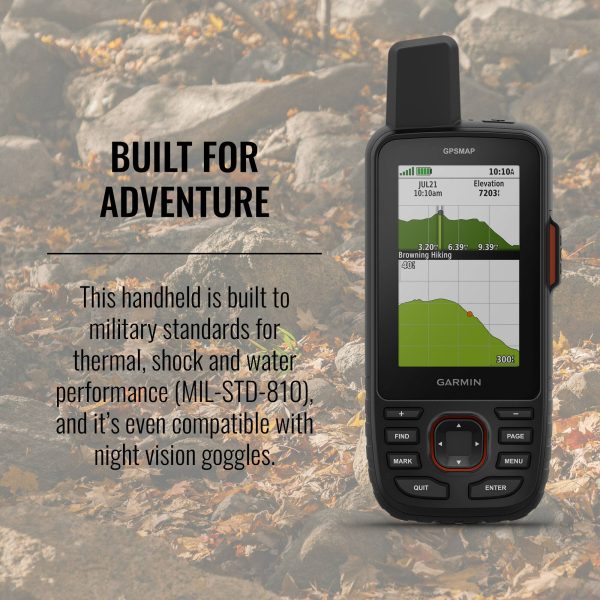 Garmin GPSMAP 67i Rugged GPS Handheld with inReach Satellite-6
