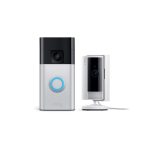 Ring Starter Set Battery Doorbell Indoor Cam Satin Nickel-0