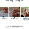 Oura Ring 4 Sizing Kit Size Before You Buy OR4 White-2