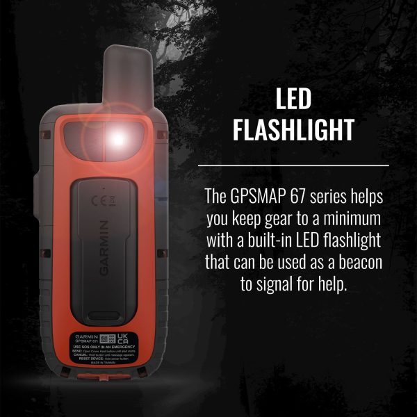 Garmin GPSMAP 67i Rugged GPS Handheld with inReach Satellite-7