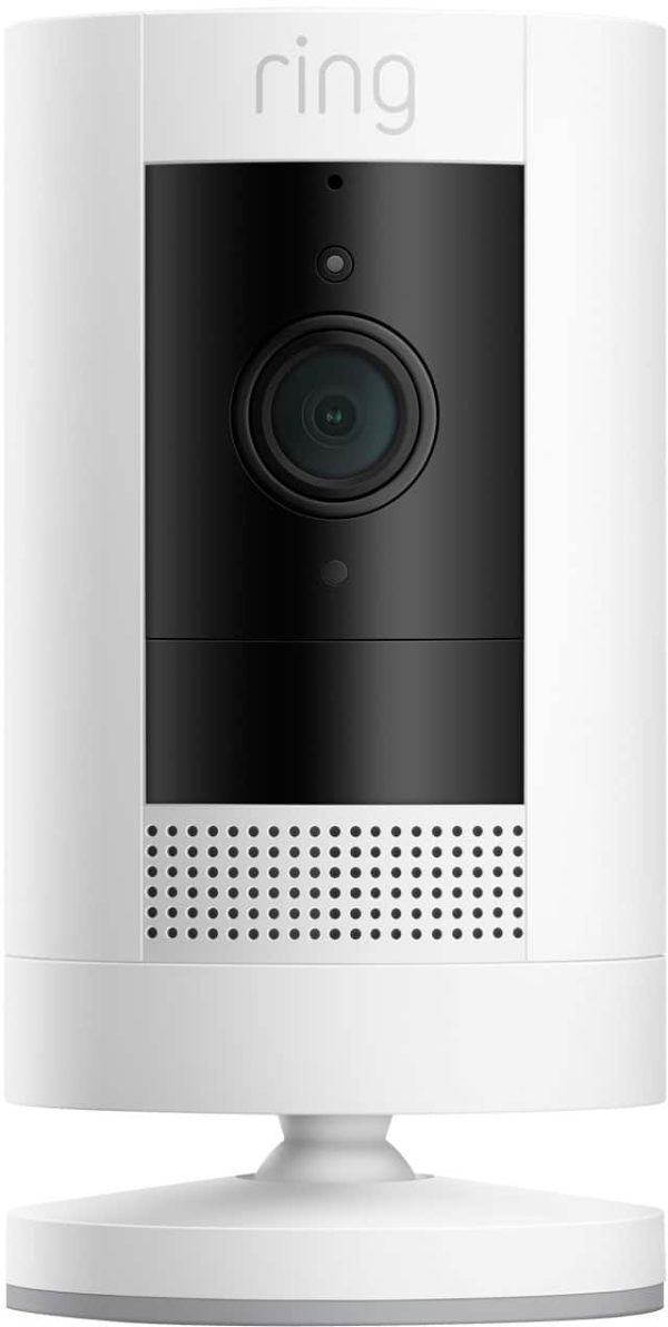 Ring Stick Up Cam Wire Free 1080p Security Camera White-6