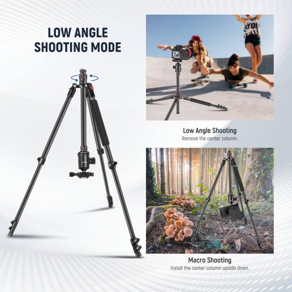 Neewer 77 Inch Aluminum Tripod Monopod DSLR Camera Phone-4