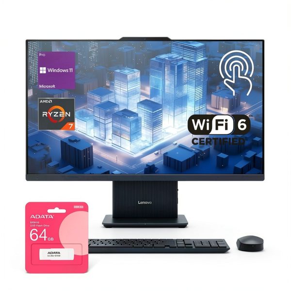 Lenovo IdeaCentre All in One Ryzen 7 Touchscreen Desktop-0