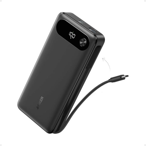 Anker Power Bank 87W Fast Charging Built In Cable Travel-0