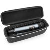 Casematix Hard Shell Microphone Case Rugged Dual Mic Storage-0