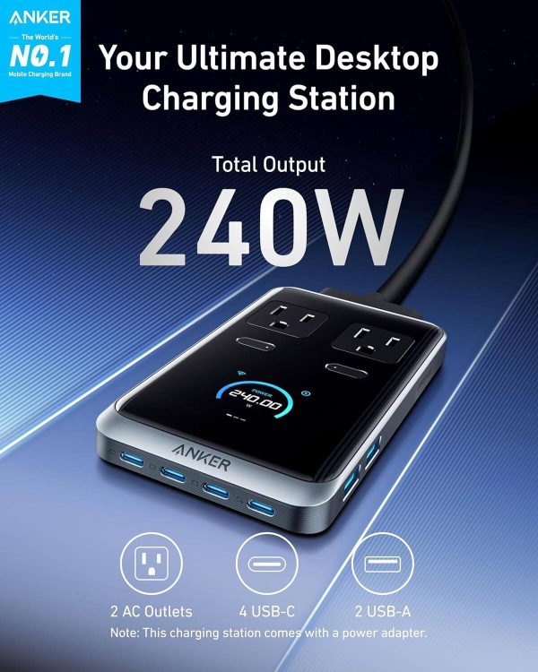 Anker Prime Charging Station 240W 8-in-1 USB-C Power Strip-1