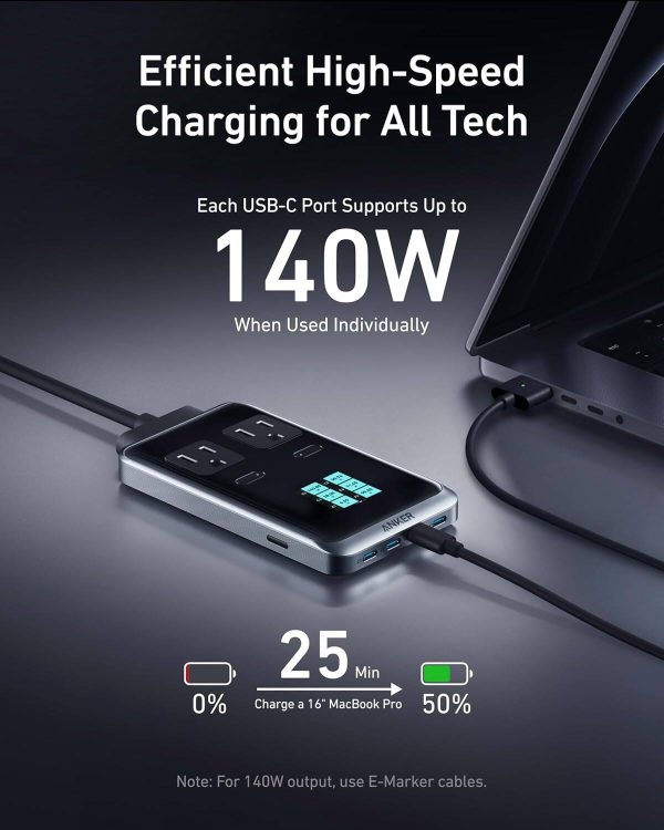 Anker Prime Charging Station 240W 8-in-1 USB-C Power Strip-3