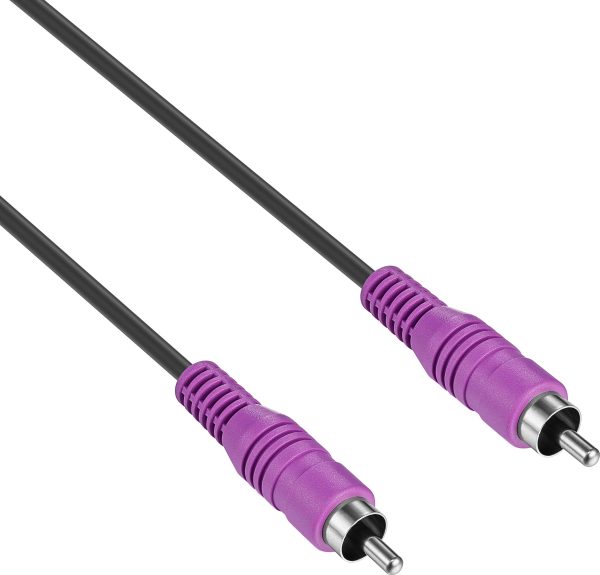 Best Buy Essentials Subwoofer RCA Cable 15ft Copper Shield-2