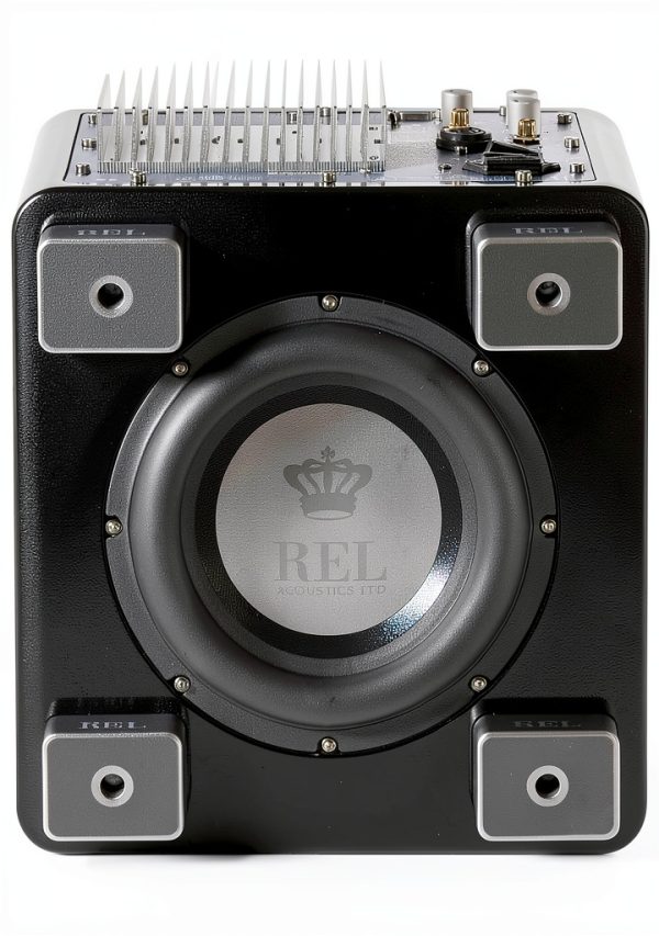 REL T5X Subwoofer High Gloss Black White Home Theater-3