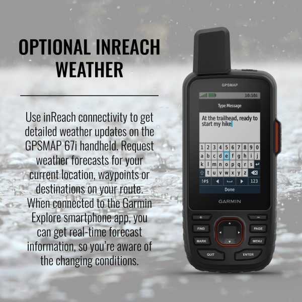 Garmin GPSMAP 67i Rugged GPS Handheld with inReach Satellite-5