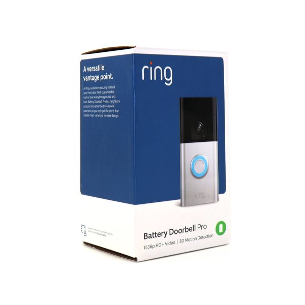 Ring Battery Doorbell Pro Smart Wi Fi Video Doorbell Bundle-4