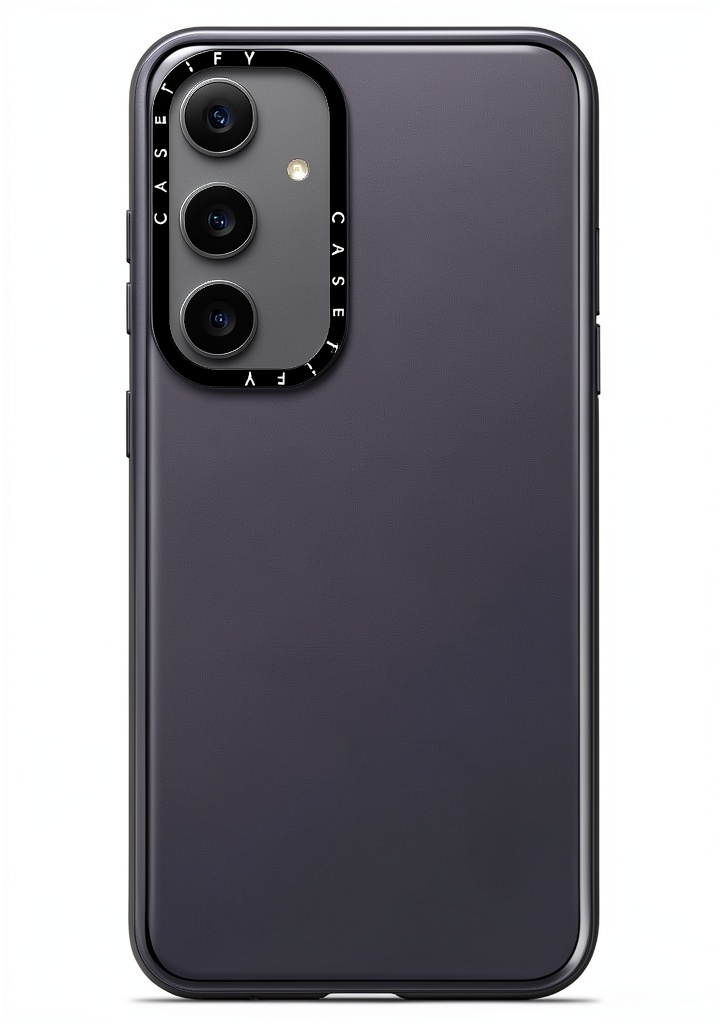 CASETiFY Impact Case showing twister pattern and raised bezel on Samsung Galaxy S24+