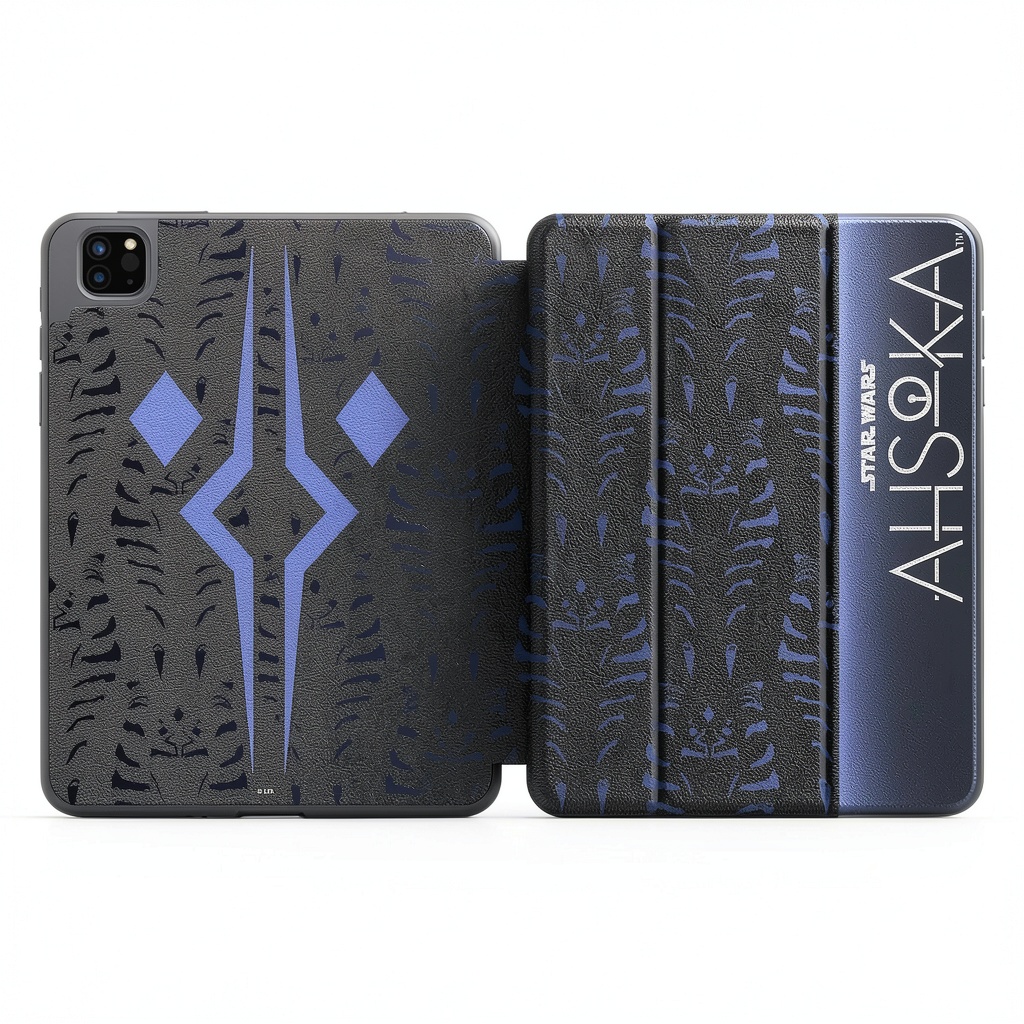 Keyscaper iPad Case showing foldable design and Apple Pencil slot