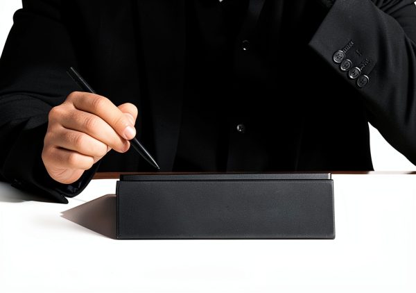 Boox Tab Ultra C Pro Magnetic Case Tri Fold Leather Cover-4