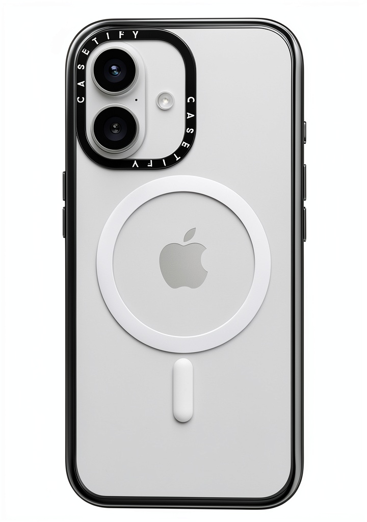 CASETiFY Impact Case with MagSafe on Apple iPhone 16 showing slim profile