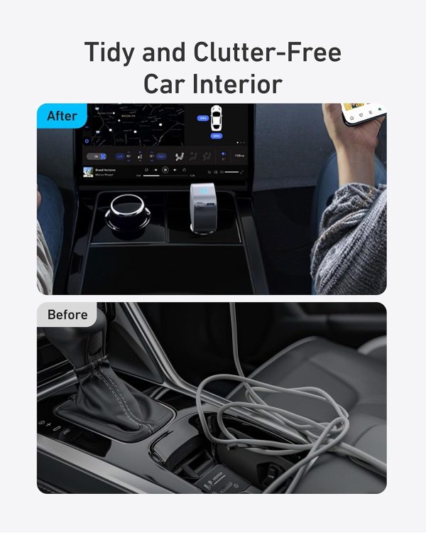 Anker 75W USB-C Car Charger Retractable Cable Fast Charging-4