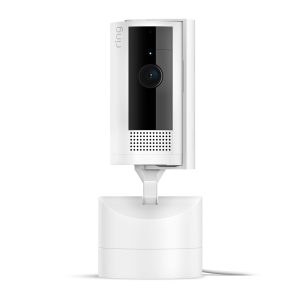 Ring Pan Tilt Indoor Security Cam 360 Coverage Live View-0