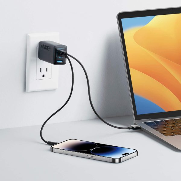 Anker 65W GaN Charger USB C Fast Charging 3 Ports-4