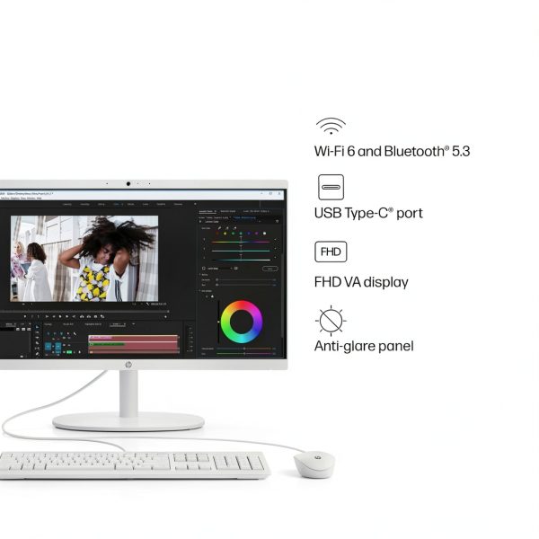 HP All in One Intel N100 8GB RAM 21.5 FHD Display-12