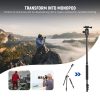 Neewer 77 Inch Aluminum Tripod Monopod DSLR Camera Phone-5