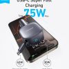 Anker 75W USB-C Car Charger Retractable Cable Fast Charging-1