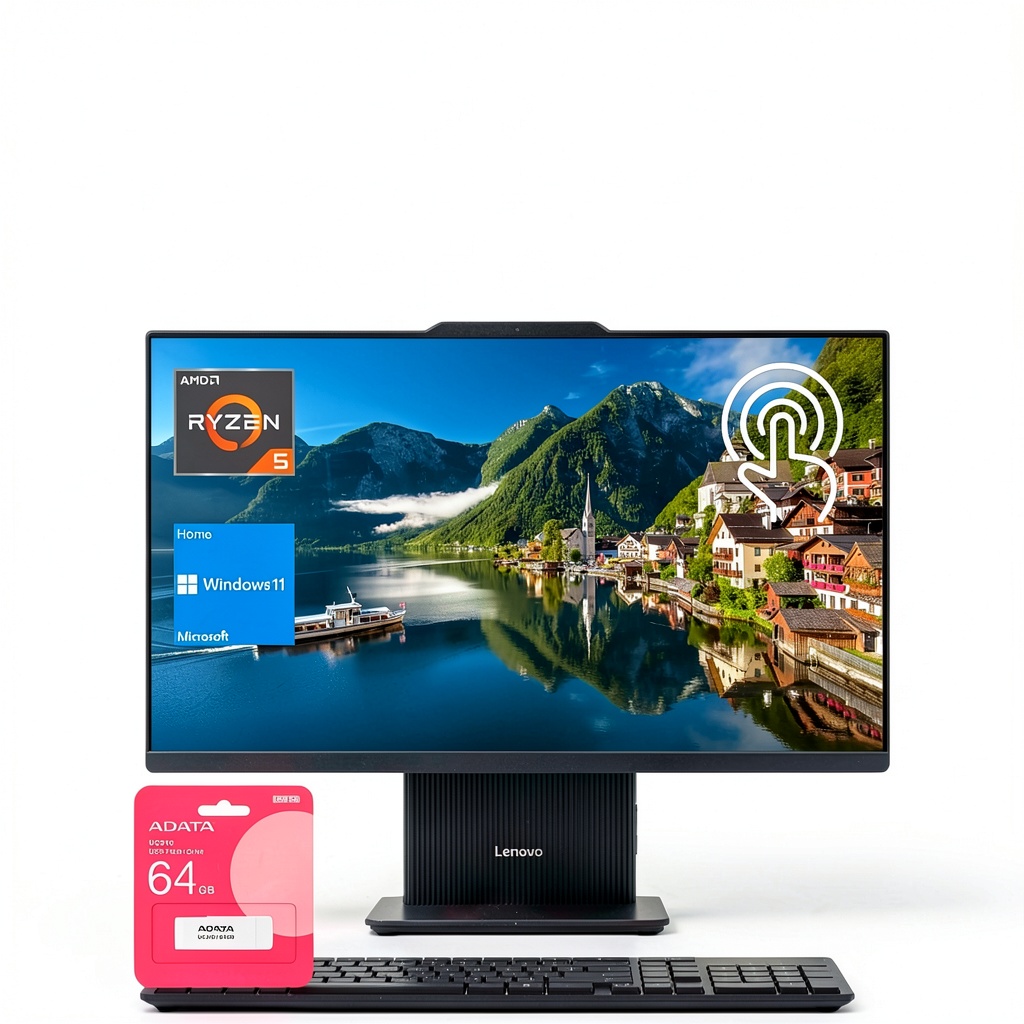Lenovo IdeaCentre I all-in-one desktop on a home office desk