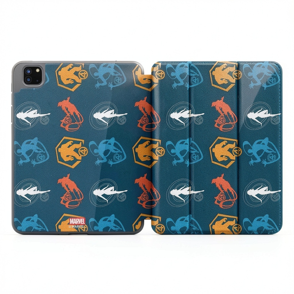 Keyscaper iPad case showing front view with Apple Pencil slot