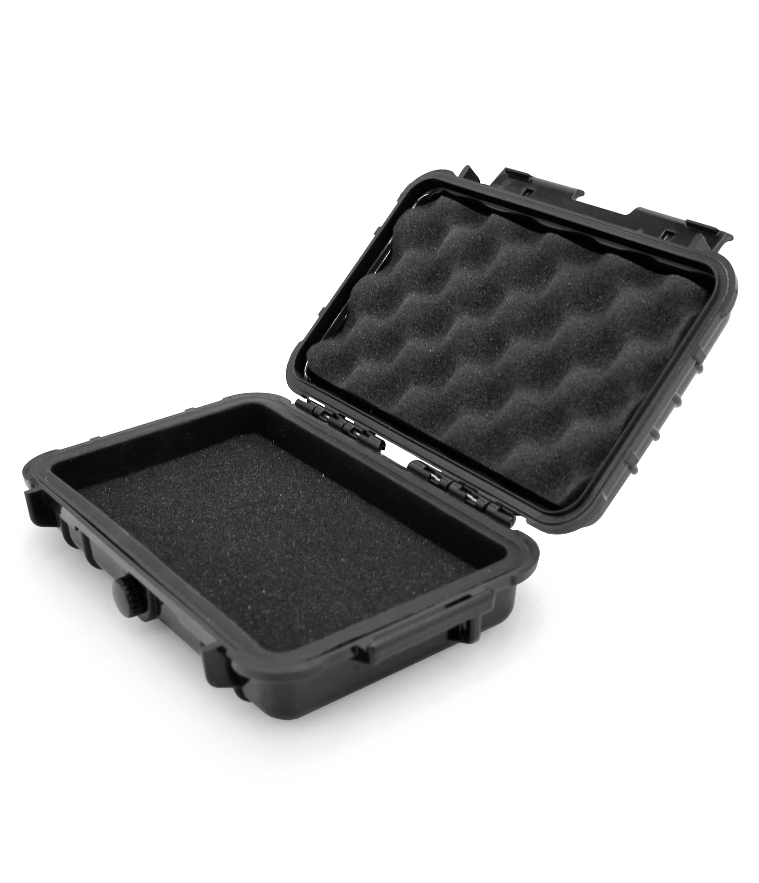 CASEMATIX Waterproof Hard Shell Travel Case with external hard drive inside