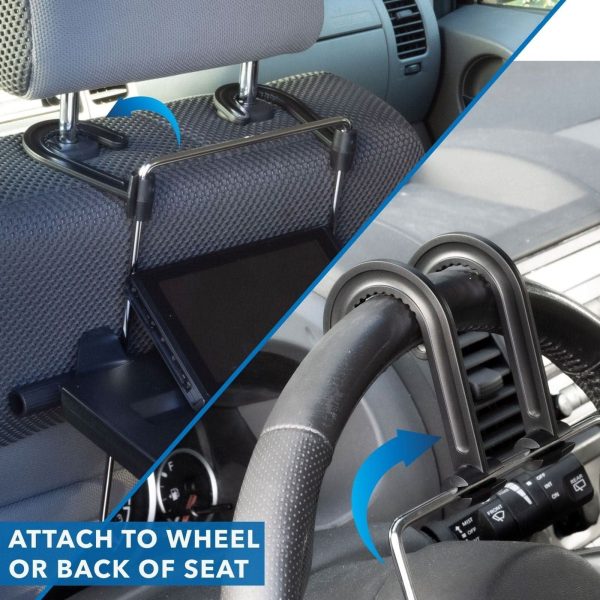 Car Desk Tray Steering Wheel Laptop Workstation Foldable-6