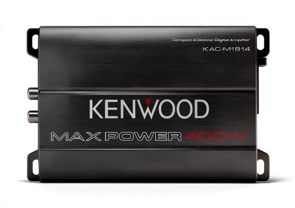 Kenwood 400W Class D Bridgeable Multichannel Amplifier with Crossovers-0